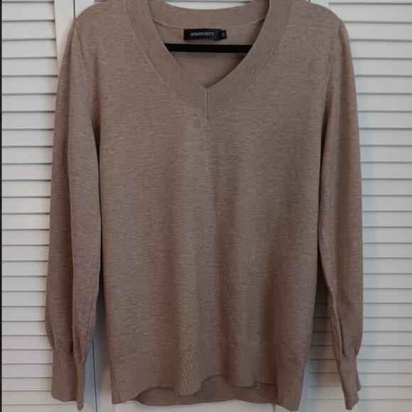 MEROKEETY Women's 2025 Fall Long Sleeve Sweater V Neck, NWOT - Picture 6 of 8